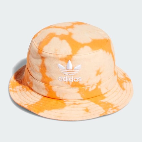 adidas Other - Adidas Originals Trefoil Reverse Tie Dye Bucket Hat Cap Orange EY5563 OSFM - New